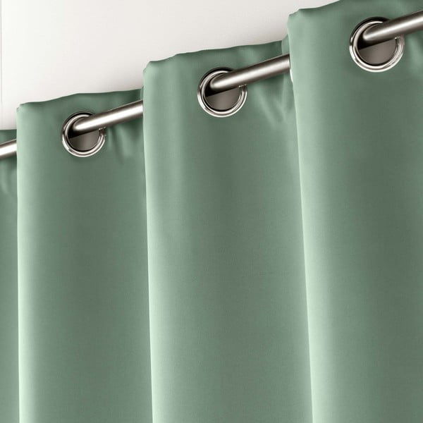 Világoszöld sötétítő függöny 135x240 cm Occult – douceur d'intérieur-image-1