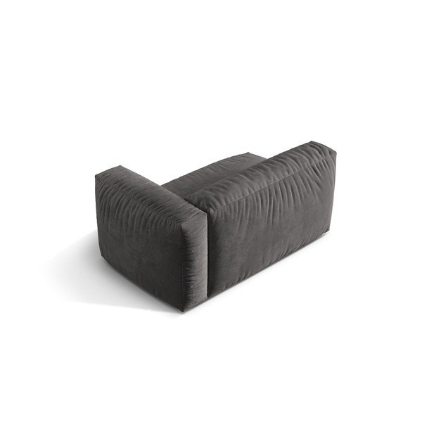 Szürke bársony kanapé modul (jobb oldali) Martina – Micadoni -image-2