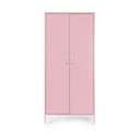 Világos rózsaszín fém zárható szekrény 80x185x50 cm Cambridge – Yes Everyday