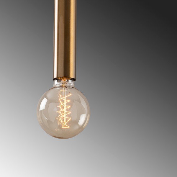 Aranyszínű függőlámpa fém búrával ø 4 cm Tempo – Opviq lights-image-4