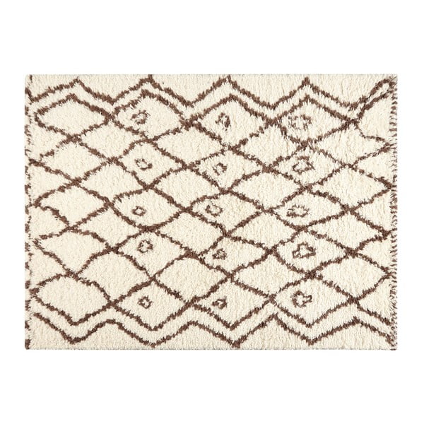 Couture Benedicto gyapjú szőnyeg, 180 x 120 cm - Linen