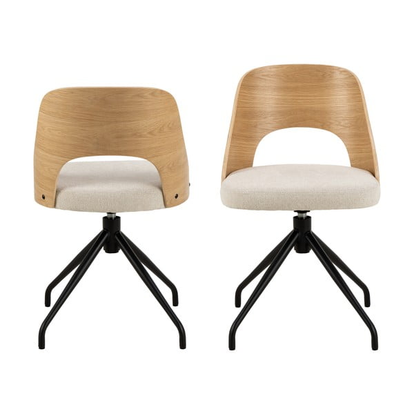 Bézs-natúr színű étkezőszék Lucy – Actona-image-2