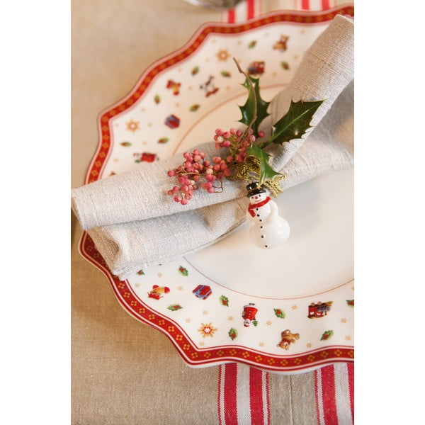 Toy's Delight fehér-vörös porcelán karácsonyi tányér, ø 29 cm - Villeroy & Boch-image-3