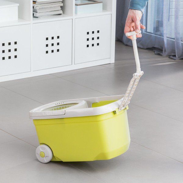Sárga felmosó és vödör szett - InnovaGoods-image-2