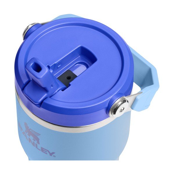 Kék rozsdamentes acél termosz 600 ml IceFlow™ Flip Straw 2.0 Tumbler Blue Sky – Stanley-image-2