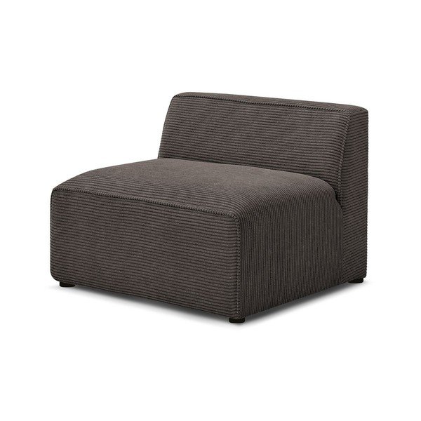 Barna kordbársony kanapé modul (középső rész) Megeve – Bobochic Paris-image-3