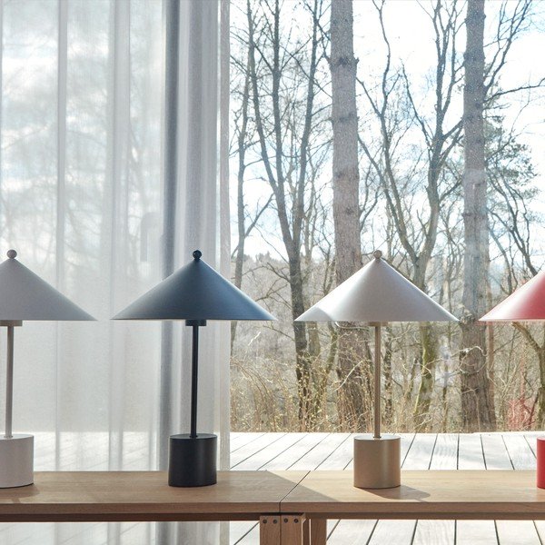 Piros fém asztali lámpa (magasság 50 cm) Kasa – OYOY Living Design-image-3