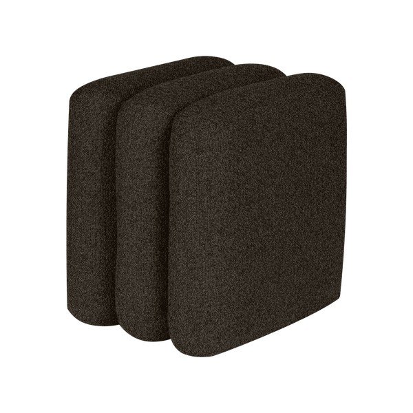 Barna buklé puff Radd – noo.ma