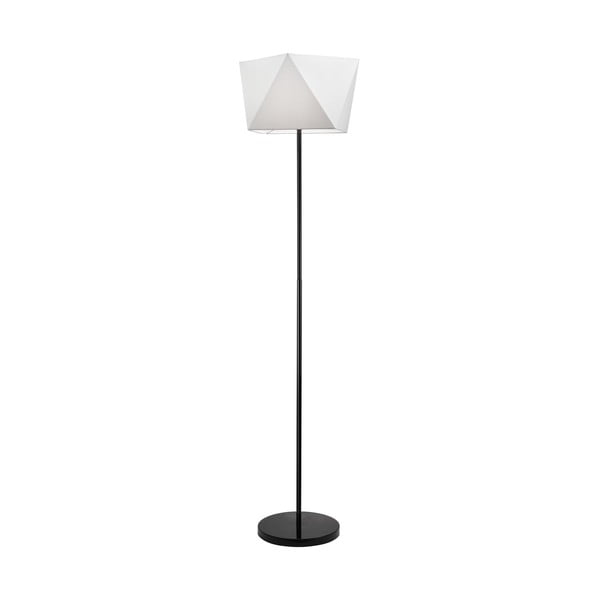 Fehér állólámpa textil búrával (magasság 170 cm) Carla – LAMKUR