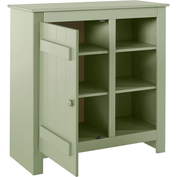 Világoszöld borovi fenyő szekrény 90x90 cm Bertram – Støraa-image-3