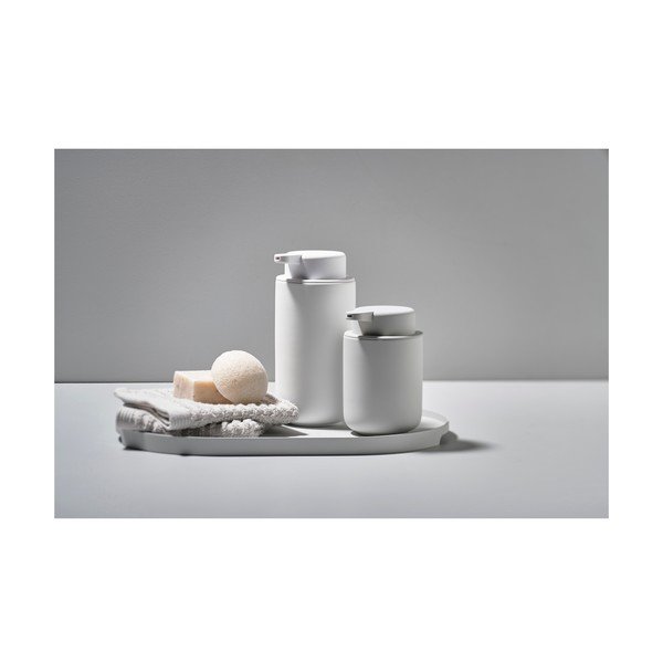 Fehér agyagkerámia szappanadagoló 450 ml Ume – Zone-image-4