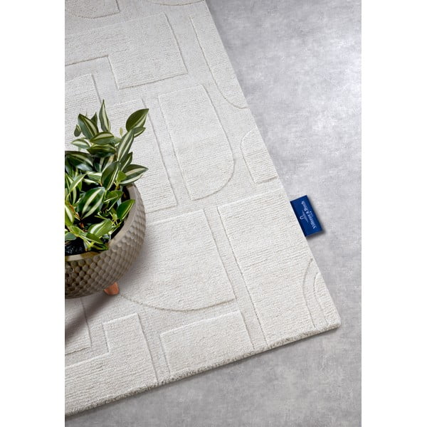 Krémszínű kézi szövésű gyapjú futószőnyeg 80x250 cm Alexis – Villeroy&Boch-image-2