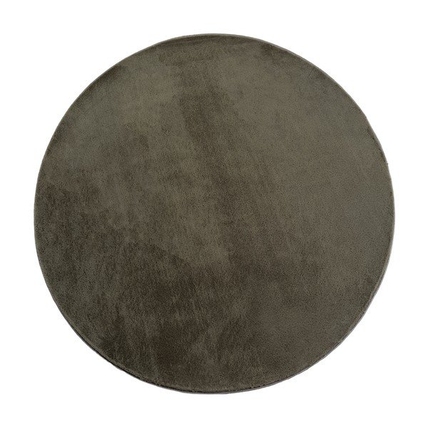 Khaki mosható kerek szőnyeg ø 120 cm Joy – Ayyildiz Carpets