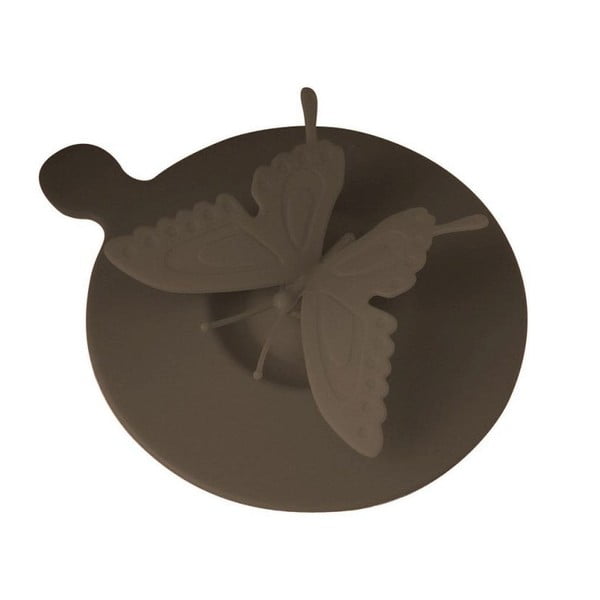 Butterfly barna szilikon fedél bögrére - Vialli Design