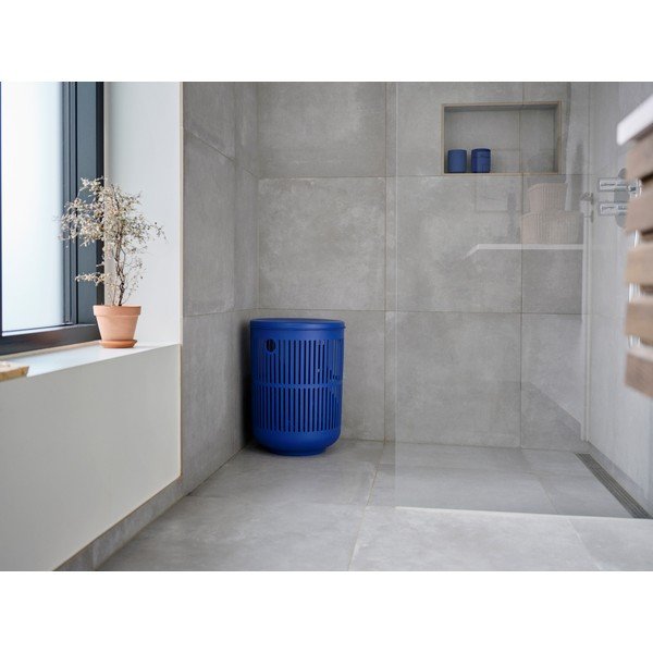 Kék műanyag szennyeskosár 60 l Ume – Zone-image-1