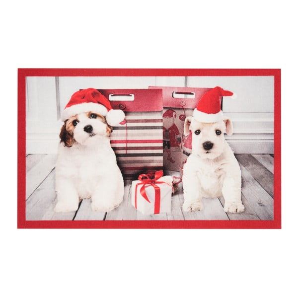 Christmas Dogs lábtörlő, 45 x 75 cm - Hanse Home