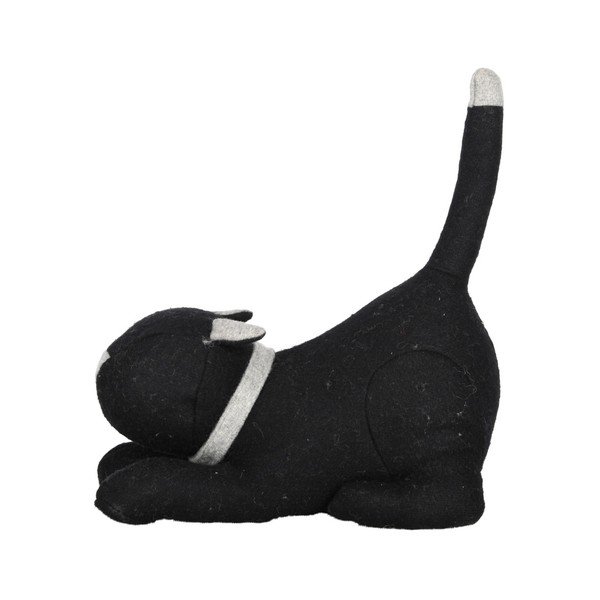 Cat fekete ajtótámasz - Esschert Design-image-1