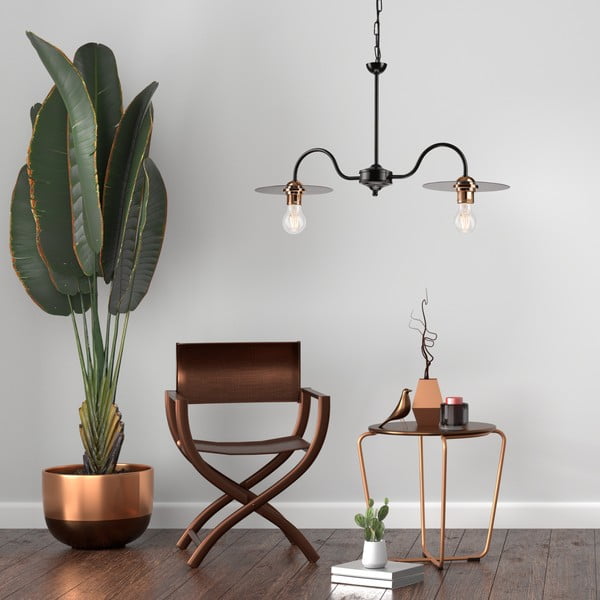 Fekete függőlámpa - LAMKUR-image-1