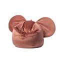 Ears piros bársony babzsák - The Brooklyn Kids