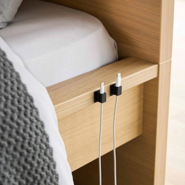 Fekete fém rendszerező szett 5 db-os kábelekhez Smart – YAMAZAKI-image-1