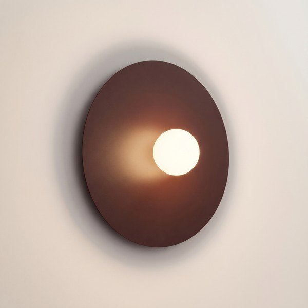 Barna fém fali lámpa ø 50 cm AKE – Thoro-image-4