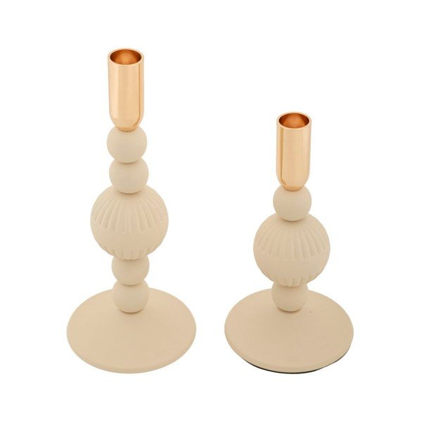 Fém gyertyatartó készlet 2 db-os Aster – Mauro Ferretti