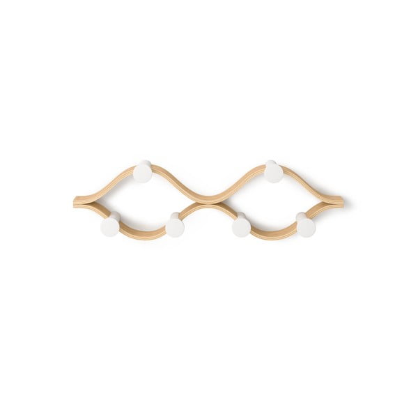 Natúr színű kaucsukfa fali fogas Montage – Umbra