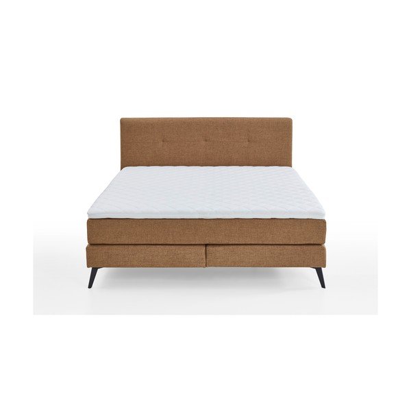 Barna boxspring ágy 180x200 cm ANCONA – Meise Möbel-image-3