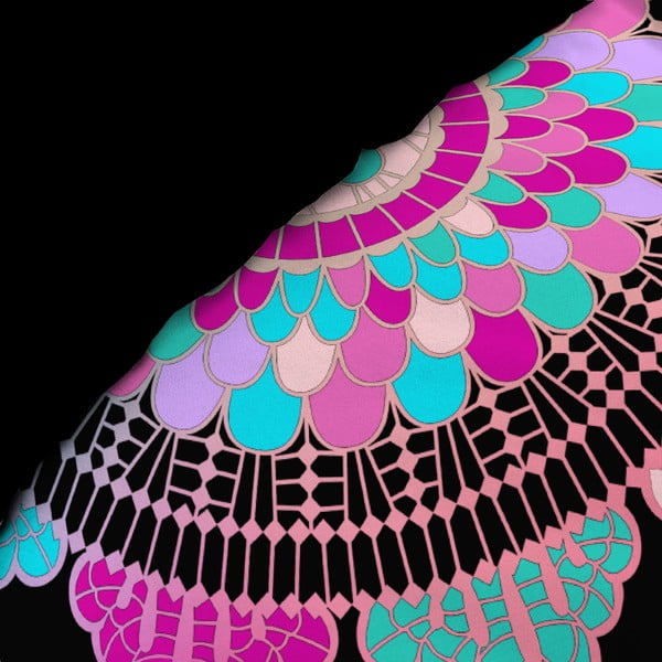 Fekete egyszemélyes pamut ágyneműhuzat 140x200 cm Porte Bonheur – douceur d'intérieur-image-4