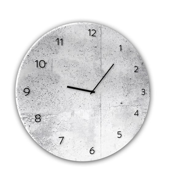 Glassclock Wall falióra, ⌀ 30 cm - Styler-image-2