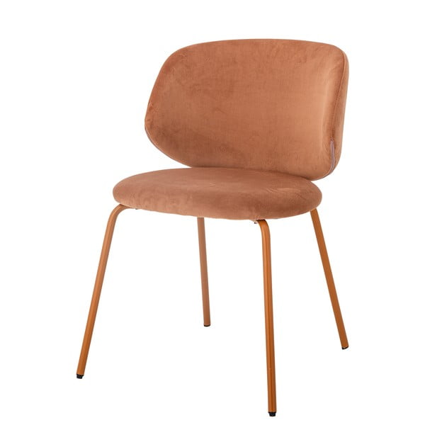 Narancssárga bársony étkezőszék szett 2 db-os Ponte – Bloomingville-image-3