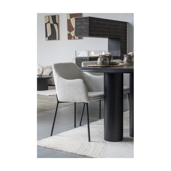 Étkezőasztal kőrisfa dekoros asztallappal 100x220 cm Tirano – House Nordic-image-4