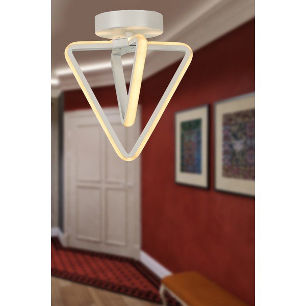 Fehér fém LED mennyezeti lámpa Baris – Squid Lighting-image-1