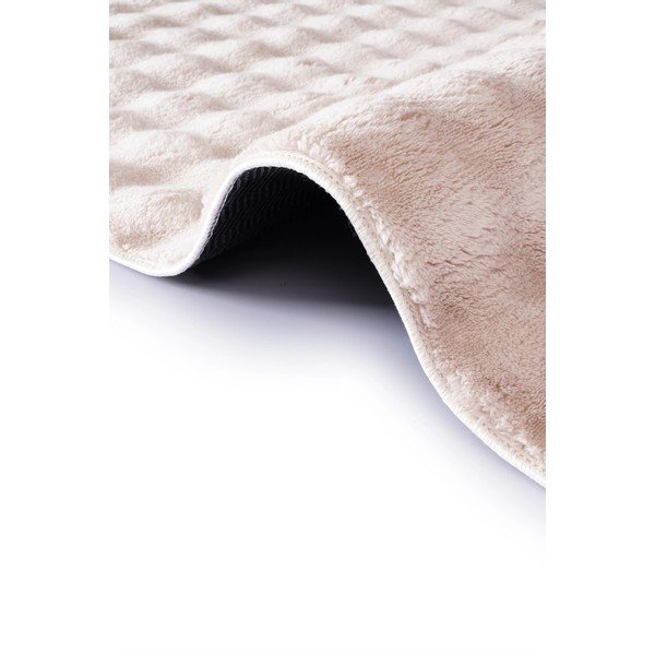 Krémszínű mosható szőnyeg 100x250 cm Bubble Emarald – Mila Home-image-2