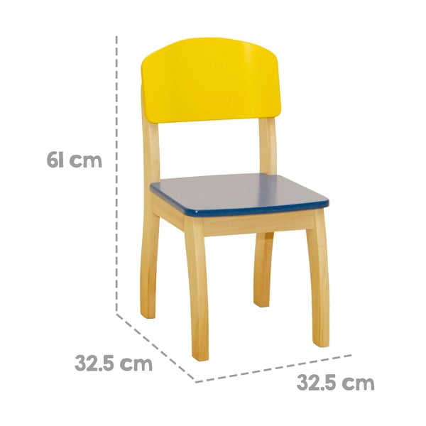 Sárga gyerek szék – Roba-image-2