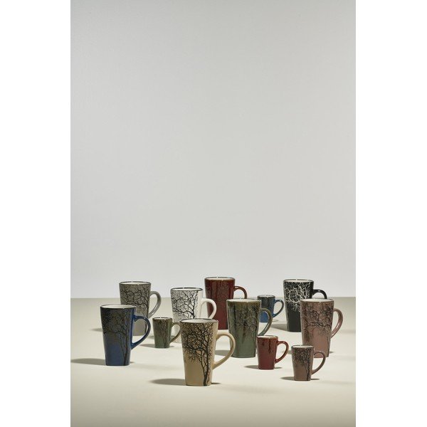 Világos rózsaszín agyagkerámia eszpresszó bögre szett 4 db-os 100 ml Hela – Villa Collection-image-1