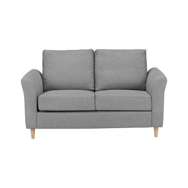Smooth kétszemélyes szürke kanapé - Kooko Home-image-3