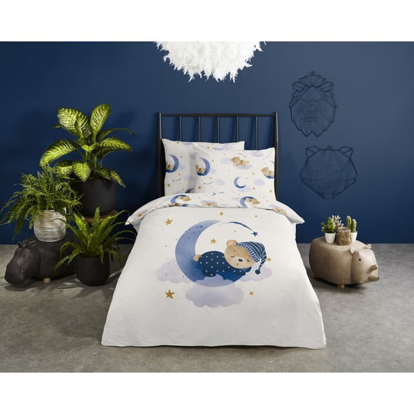 Egyszemélyes pamut gyerek ágyneműhuzat 140x200 cm – Good Morning-image-1