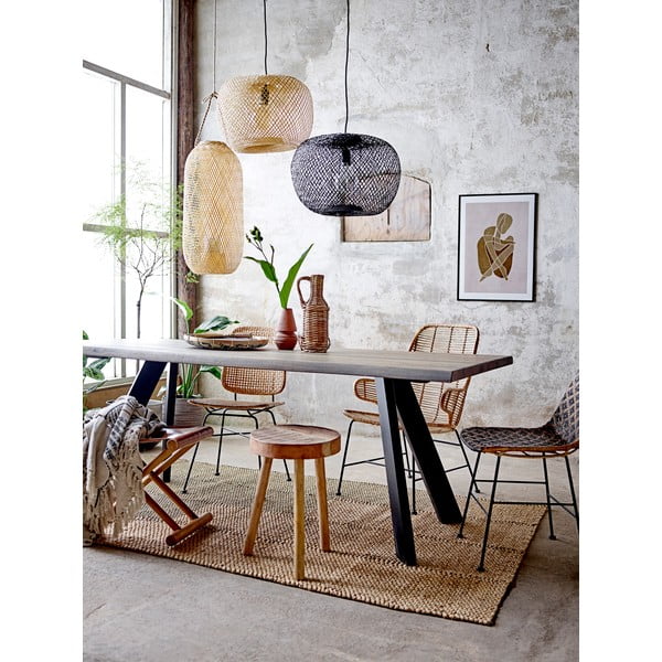 Natúr színű kézi szövésű tengerifű szőnyeg 150x245 cm Enzov – Bloomingville-image-4