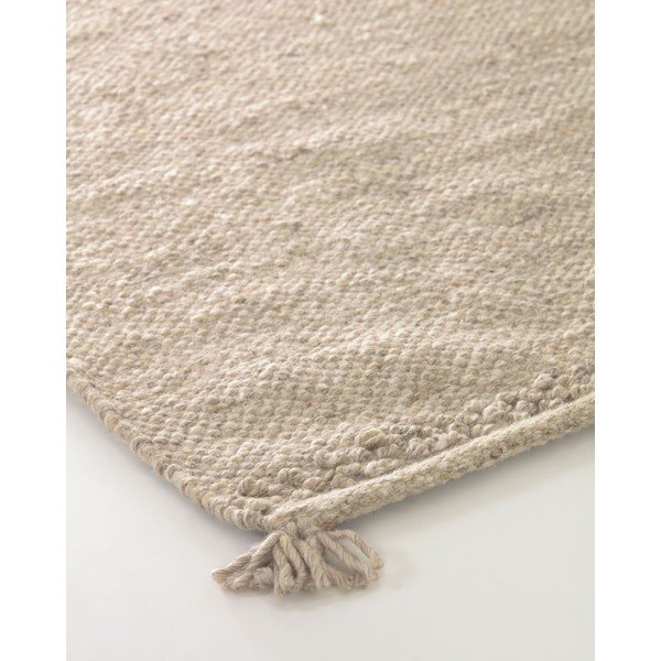 Krémszínű gyapjúkeverék szőnyeg 160x230 cm Carime – Kave Home-image-2