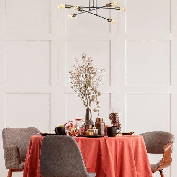 Fekete mennyezeti lámpa Fleur – Opviq lights-image-1