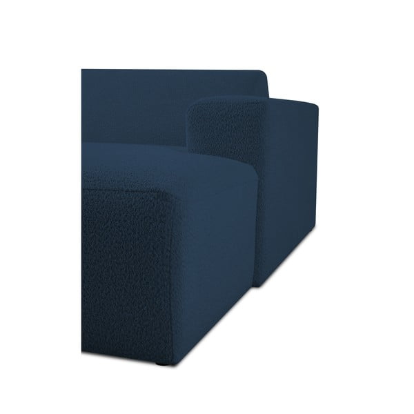 Sötétkék buklé kanapé modul (jobb oldali) Roxy – Scandic-image-4