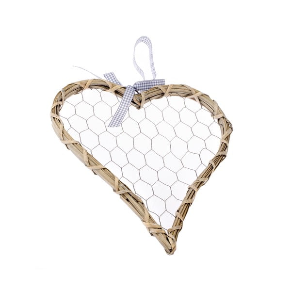 Rattano Heart Tres függő szívalakú dekoráció - Dakls