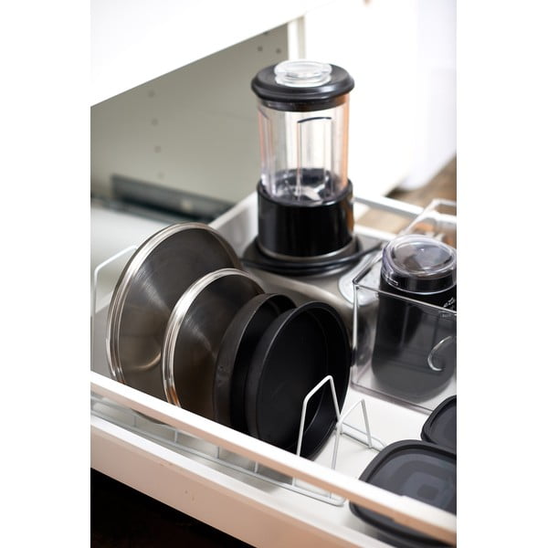 Tower fehér állítható fedőtartó állvány - YAMAZAKI-image-4