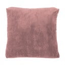 Ribbed rózsaszín pamut díszpárna,  60 x 60 cm - Tiseco Home Studio