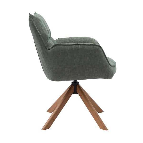 Zöld kárpitozott étkezőfotel szett 2 db-os Marilla – Unique Furniture-image-4