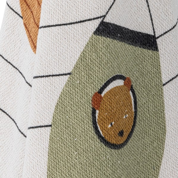 Fehér gyerek takaró 130x160 cm Space – Bloomingville Mini-image-3