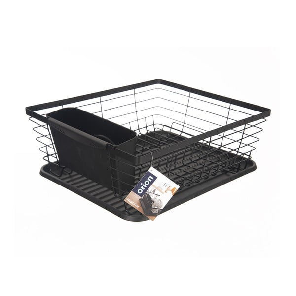Fekete fém edényszárító 36x30,5 cm Radka – Orion-image-2