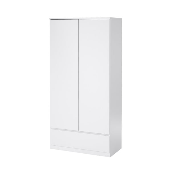 Fehér ruhásszekrény 99x201 cm Naia - Tvilum-image-3