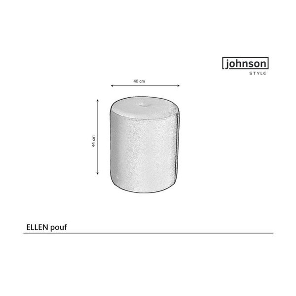 Ellen Magic Velvet barna puff, ⌀ 40 cm - JohnsonStyle-image-1